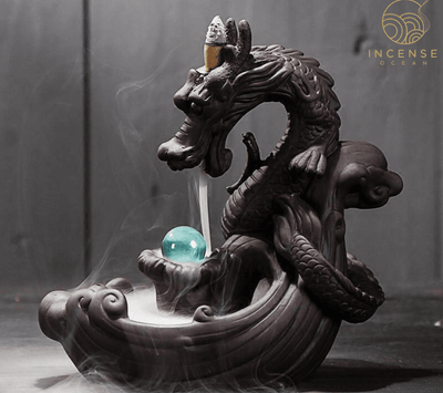 Dragon incense burner