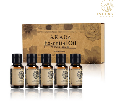Flower Serie Essential Oils For Burners Set of 5