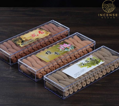 Handmade Large Smoke Backflow Incense Cones 50Pcs/Box