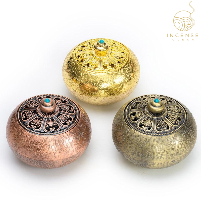 Alloy Retro Incense Holder