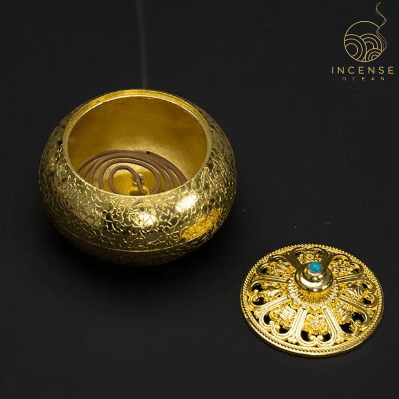 Alloy Retro Incense Holder