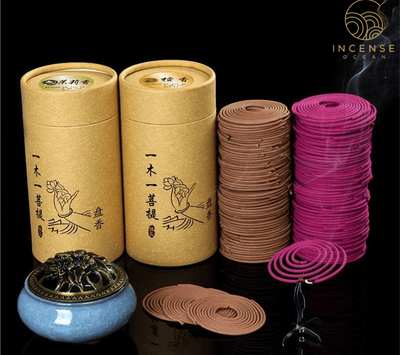 natural sandalwood incense coils