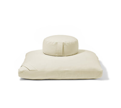 Organic Meditation Cushion Set - vanilla