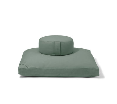 Organic Meditation Cushion Set - seafoam