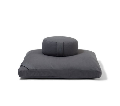 Organic Meditation Cushion Set - slate