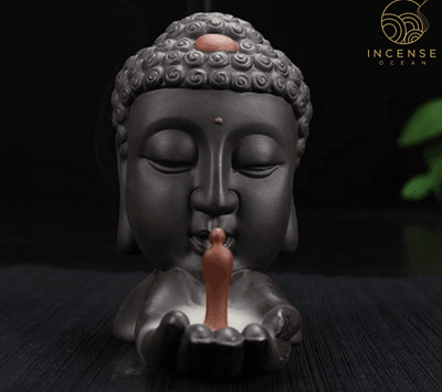Ceramic Buddha Backflow Incense Burner - incenseocean