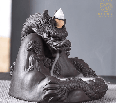 Creative ceramic Dragon Incense Burner