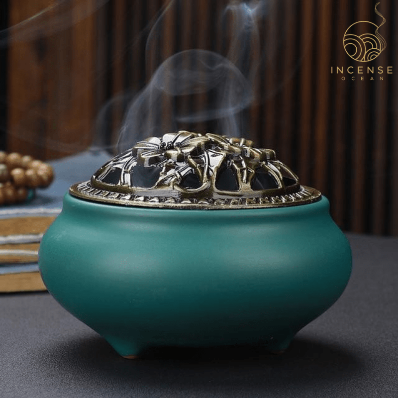 Ceramic Incense Burner - Portable Incense Holder - Incense Ocean Ceramic Incense Burner - Portable Incense Holder - Incense Ocean