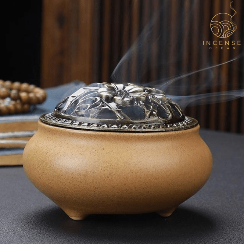 Ceramic Incense Burner - Portable Incense Holder - Incense Ocean Ceramic Incense Burner - Portable Incense Holder - Incense Ocean