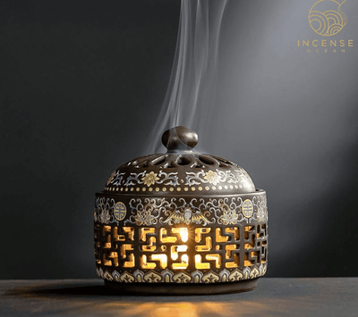 Chinese Classical Ceramic Incense Holder